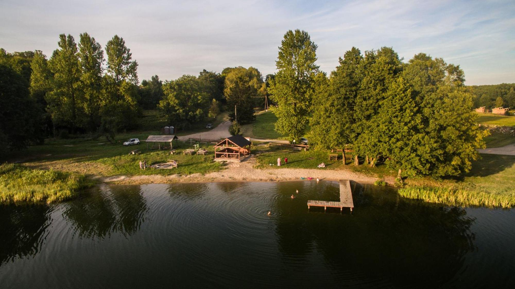Rezerwat Wielin Sauna - Balia - Hot Tube - Jacuzzi - Basen - Klimatyzacja - Kominek Exteriör bild