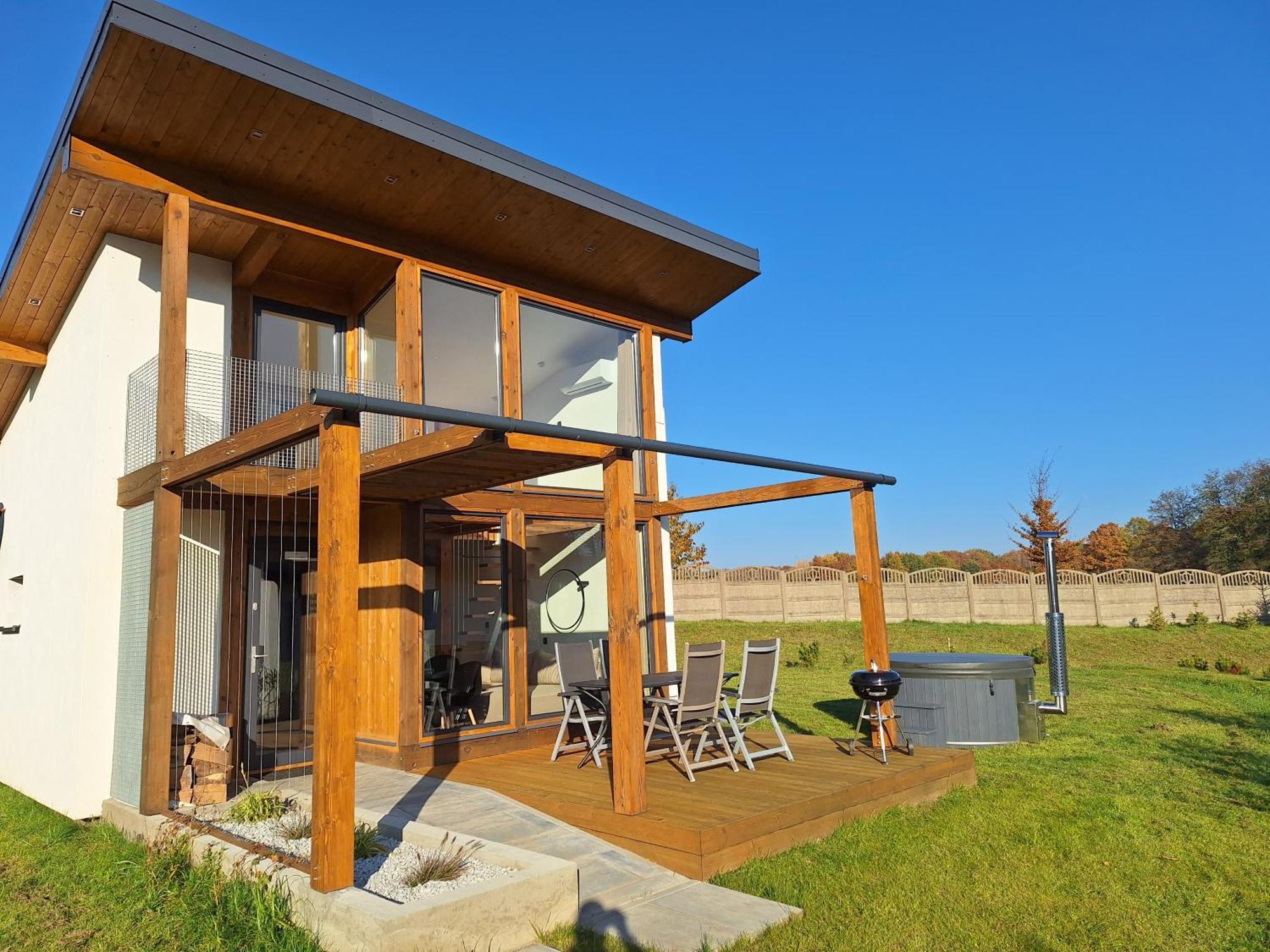Rezerwat Wielin Sauna - Balia - Hot Tube - Jacuzzi - Basen - Klimatyzacja - Kominek Exteriör bild