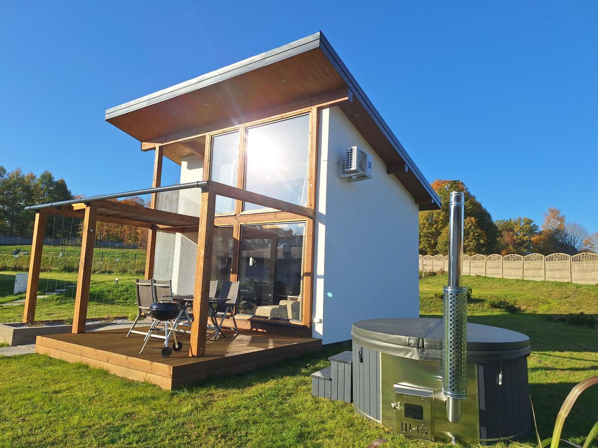 Rezerwat Wielin Sauna - Balia - Hot Tube - Jacuzzi - Basen - Klimatyzacja - Kominek Exteriör bild